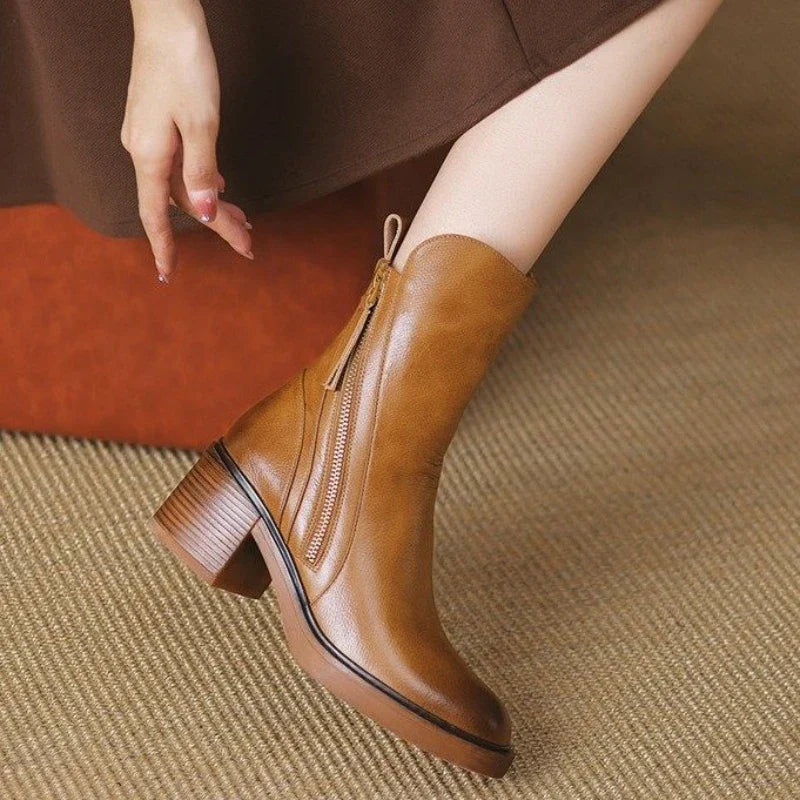Classic heritage rugged boots for women | Selene -4