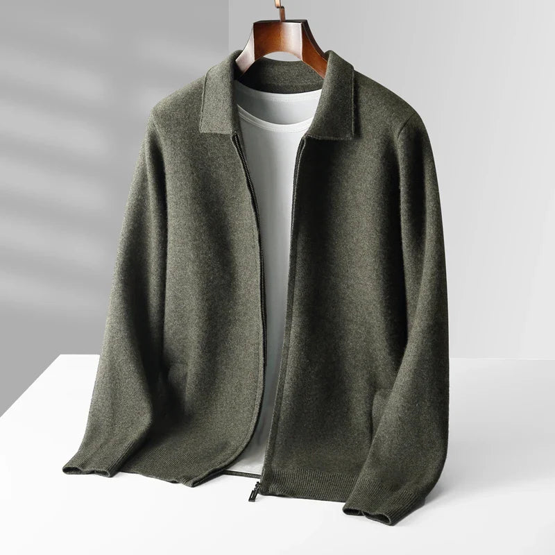 Cosy relaxed knit cardigan for men | Roma -4