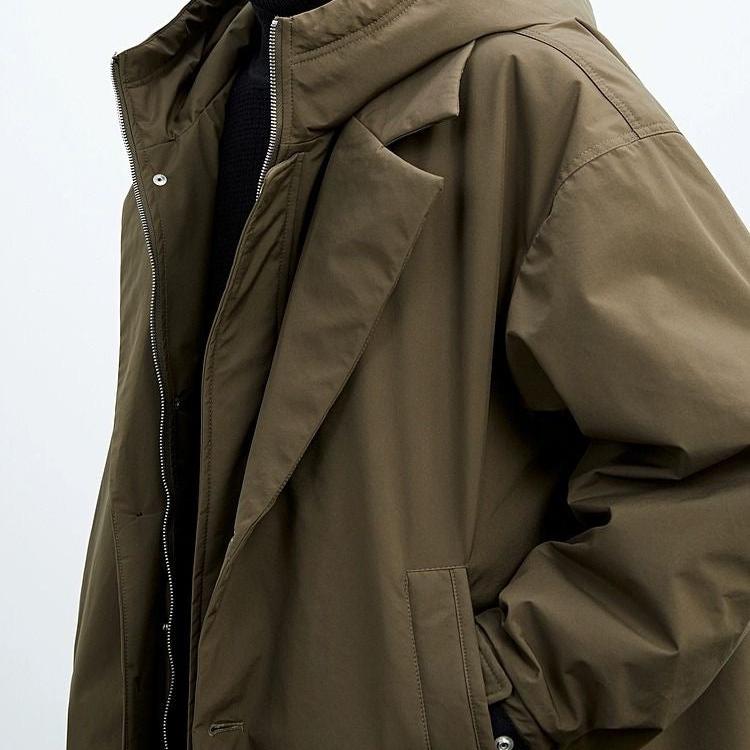 Classic refined longline overcoat for men | Kensington -3
