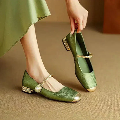 Classic heritage leather shoes for women | Mestelle -1