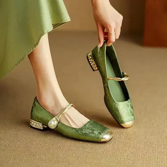 Classic heritage leather shoes for women | Mestelle -1