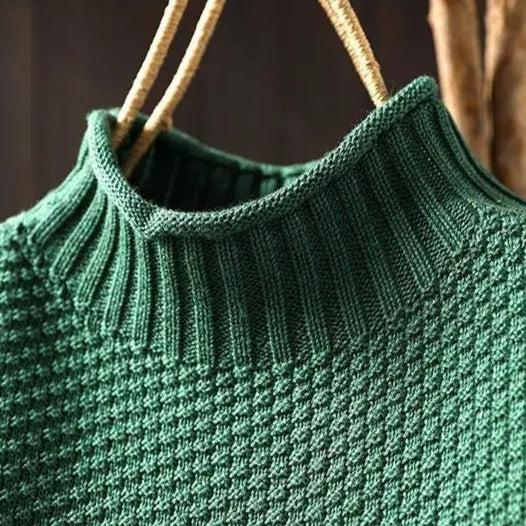 Classic relaxed knit jumper for women | Amara -7