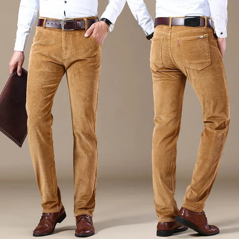 Classic tailored relaxed trousers for men | Briarston -3