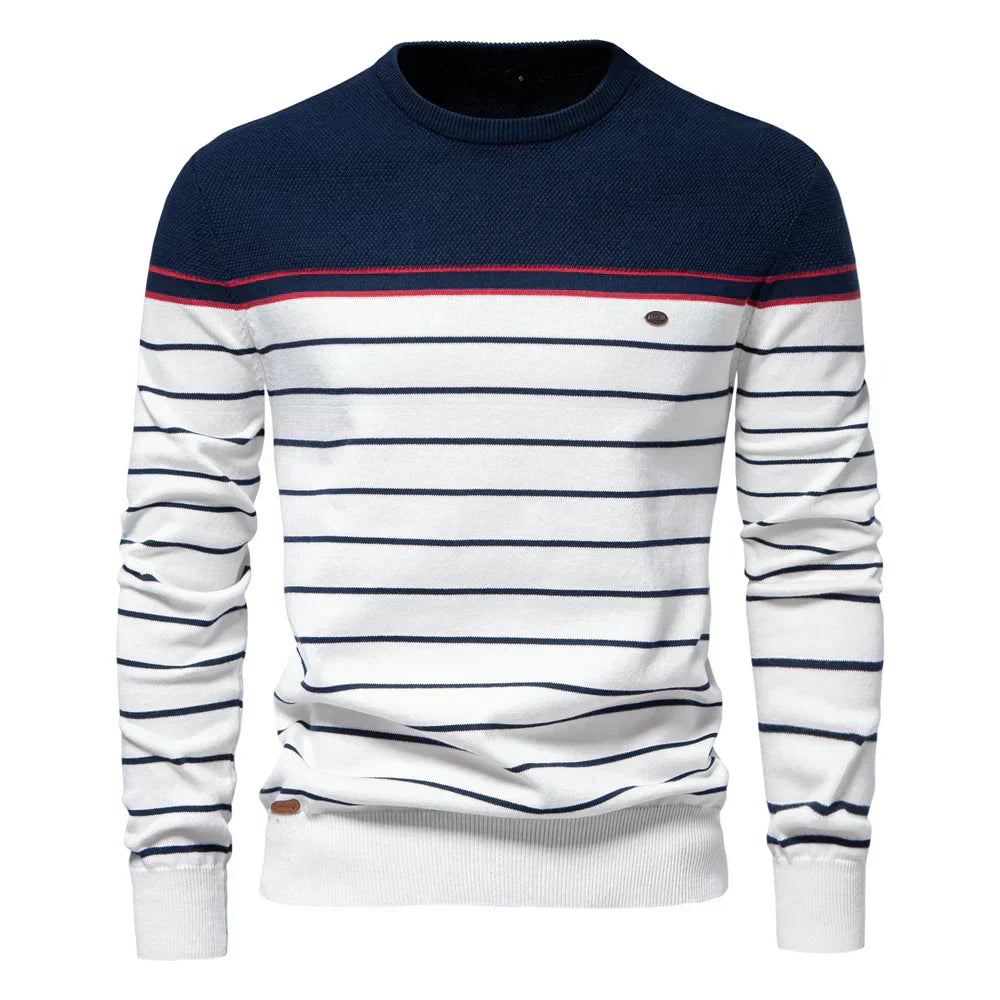 Classic relaxed knit jumper for men | Marvik -1