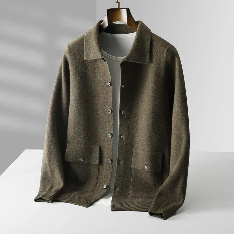 Classic cosy knit cardigan for men | Milano -9