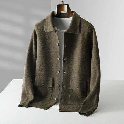 Classic cosy knit cardigan for men | Milano -9