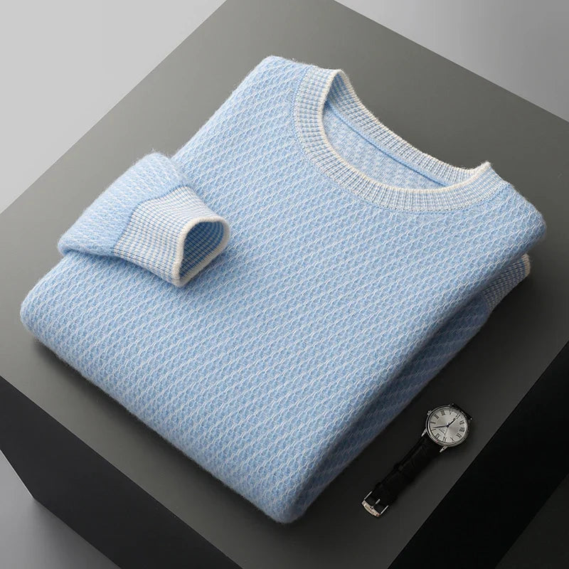 Soft relaxed ribbed jumper for men | Alviani -2