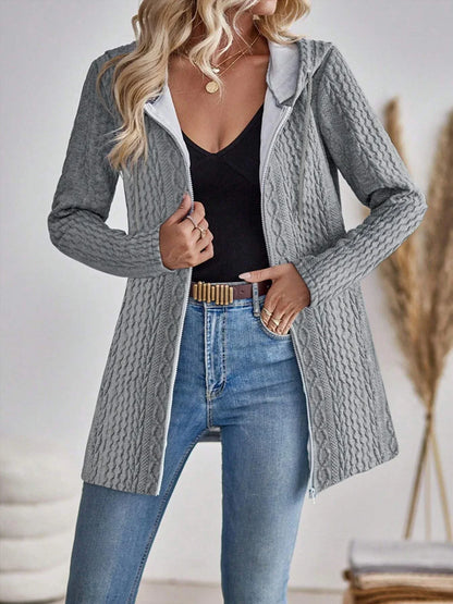 Classic relaxed knit cardigan for women | Sheila -3