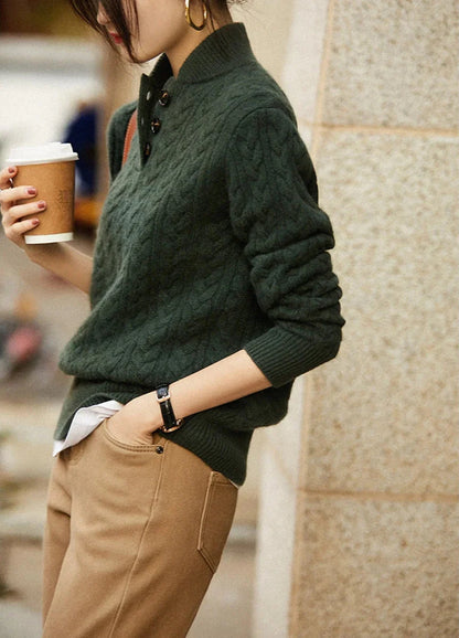 Cosy relaxed ribbed jumper for women | Celeste -6