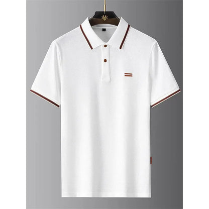 Refined everyday relaxed polo shirt for men | Mason Rae -5