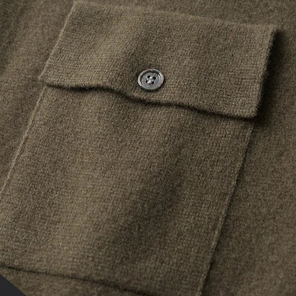 Classic cosy knit cardigan for men | Milano -8