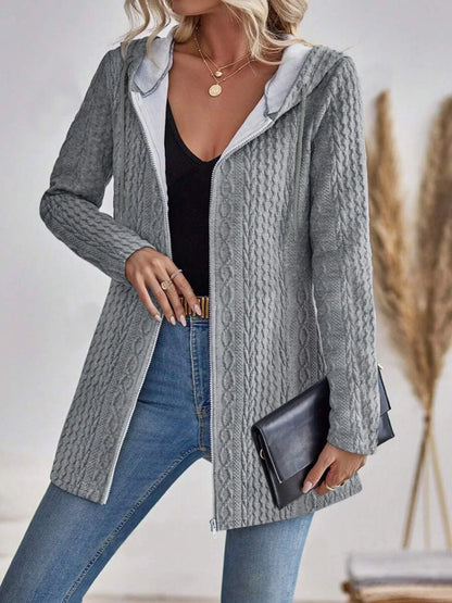 Classic relaxed knit cardigan for women | Sheila -4