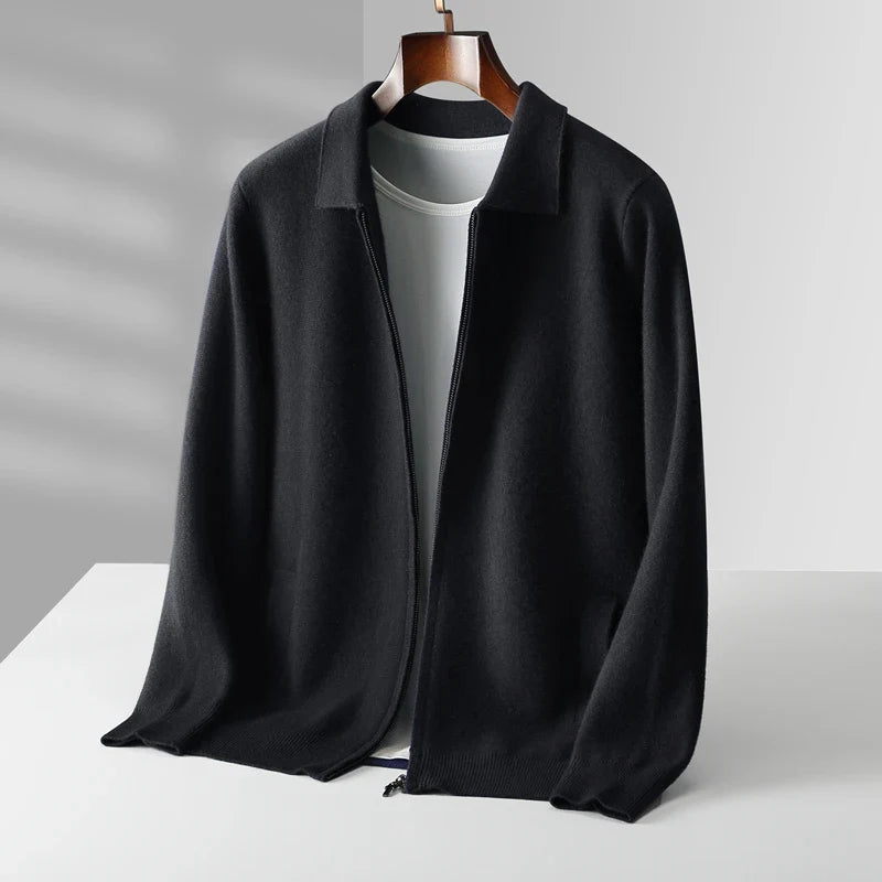 Cosy relaxed knit cardigan for men | Roma -3