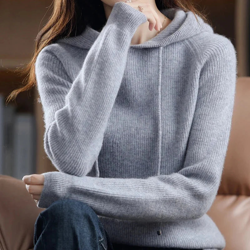 Soft everyday relaxed hoodie for women | Elara -3