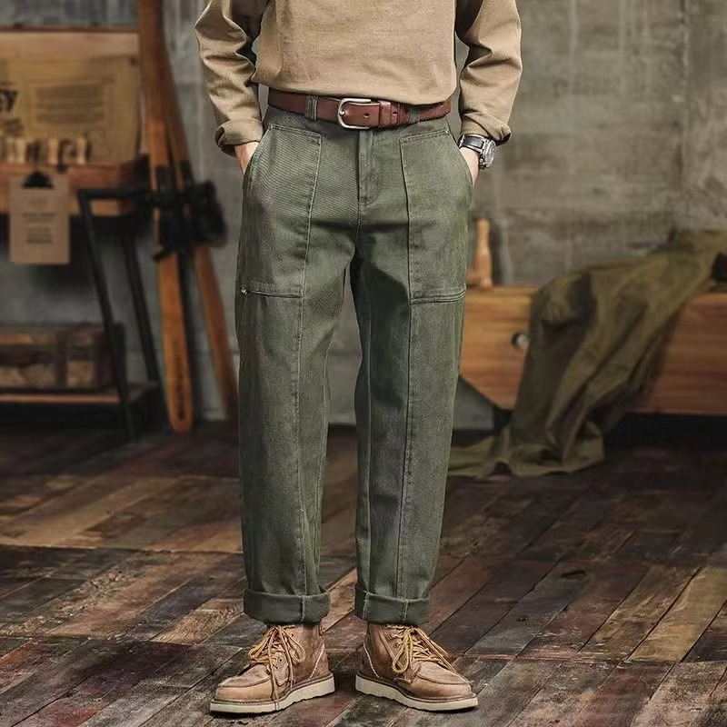 Utility everyday relaxed cargo trousers for women | Ceyric -4