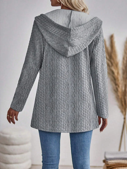Classic relaxed knit cardigan for women | Sheila -2