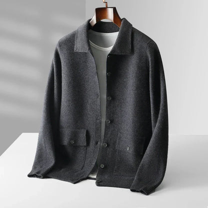 Classic cosy knit cardigan for men | Milano -1