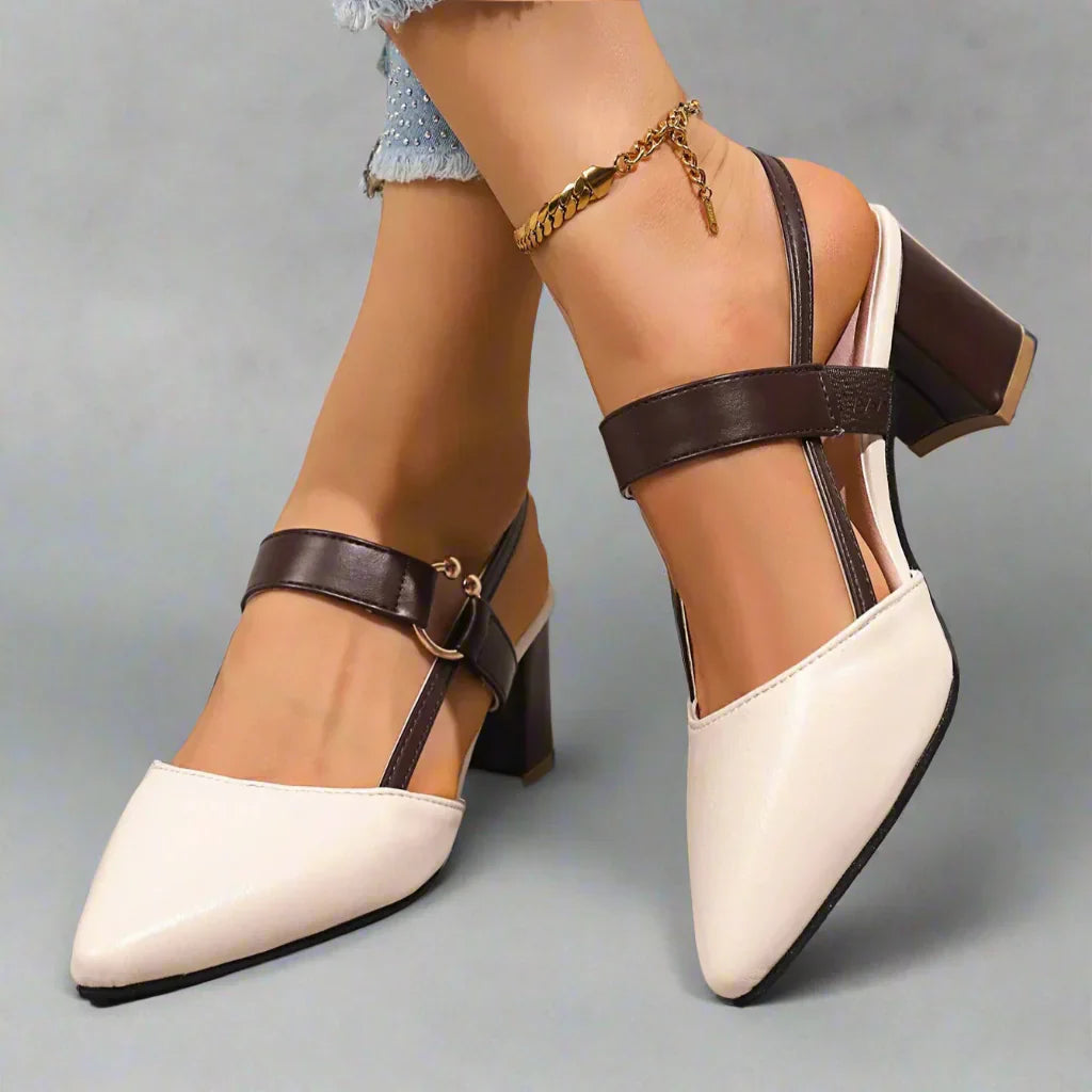 Classic elegant everyday heels for women | Elowen -10