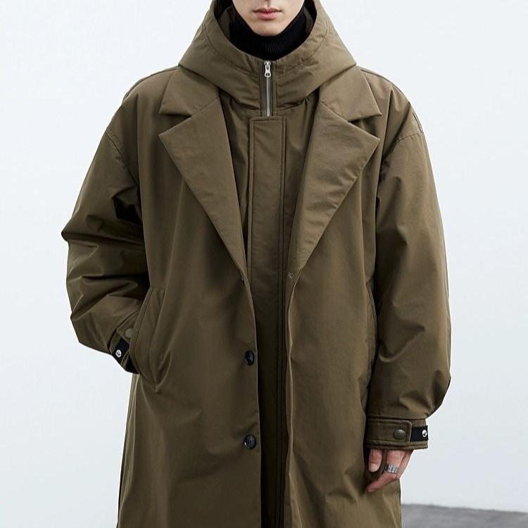 Classic refined longline overcoat for men | Kensington -6