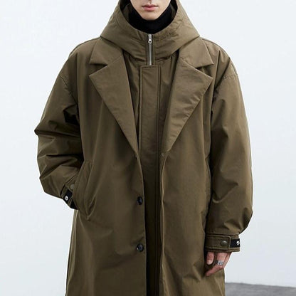 Classic refined longline overcoat for men | Kensington -6