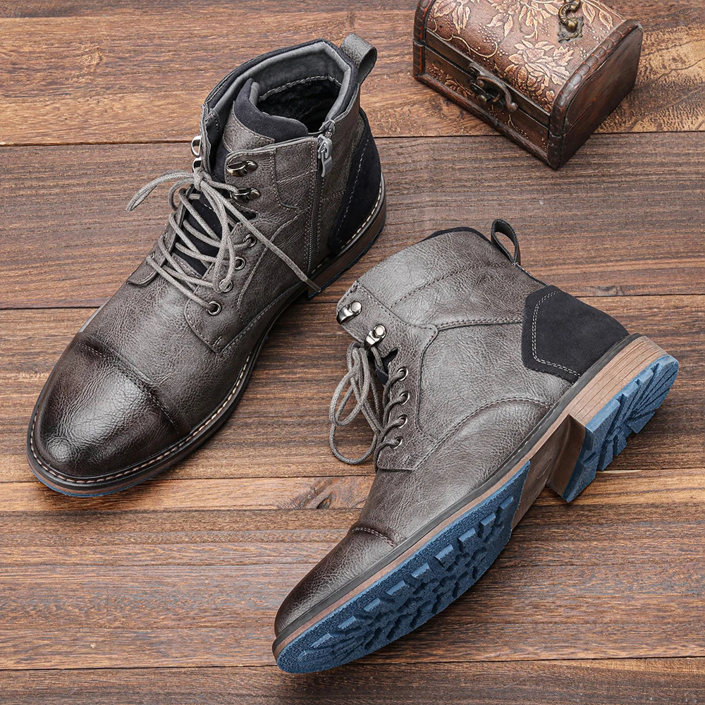 Classic heritage leather boots for men | Frontier -4