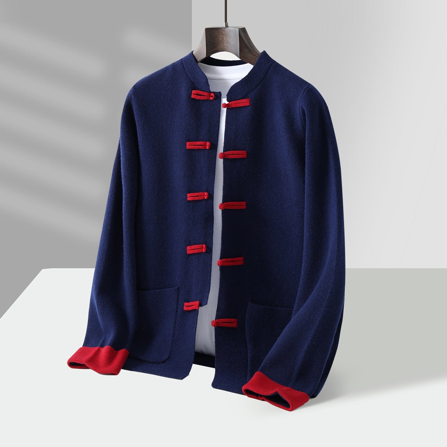 Cosy longline knit cardigan for men | Kairo -1