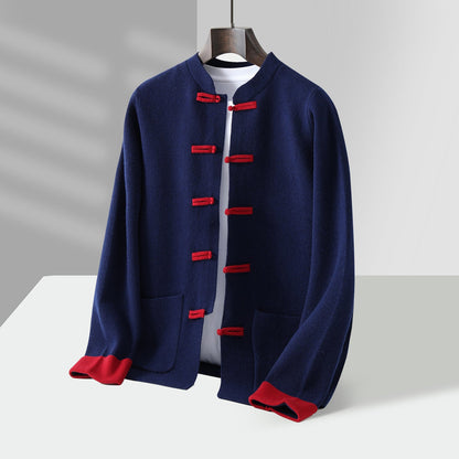Cosy longline knit cardigan for men | Kairo -1