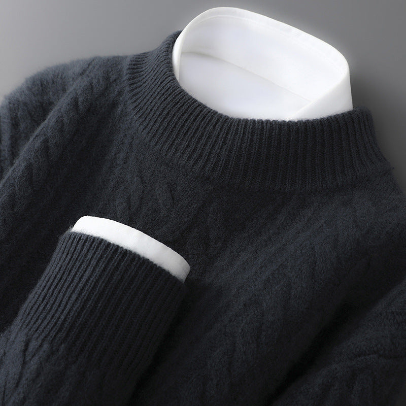Classic soft relaxed jumper for men | Montaro -4