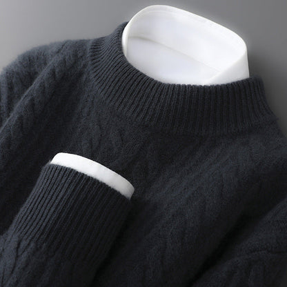Classic soft relaxed jumper for men | Montaro -4
