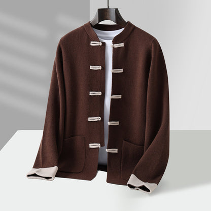 Cosy longline knit cardigan for men | Kairo -3