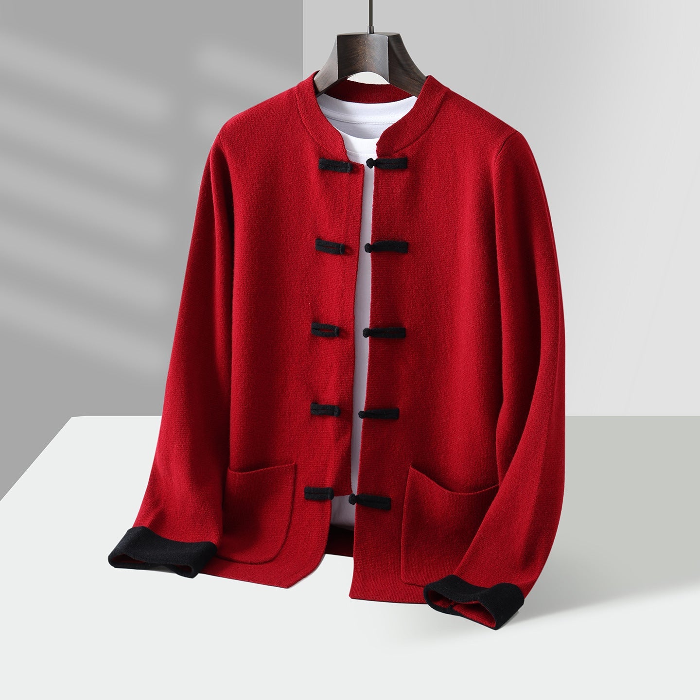 Cosy longline knit cardigan for men | Kairo -4
