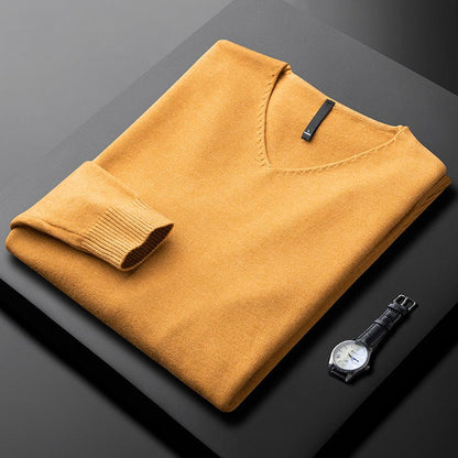 Classic cosy ribbed jumper for men | Harbour -2
