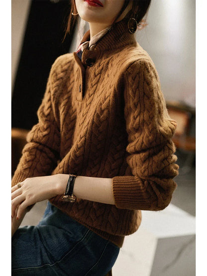 Cosy relaxed ribbed jumper for women | Celeste -2
