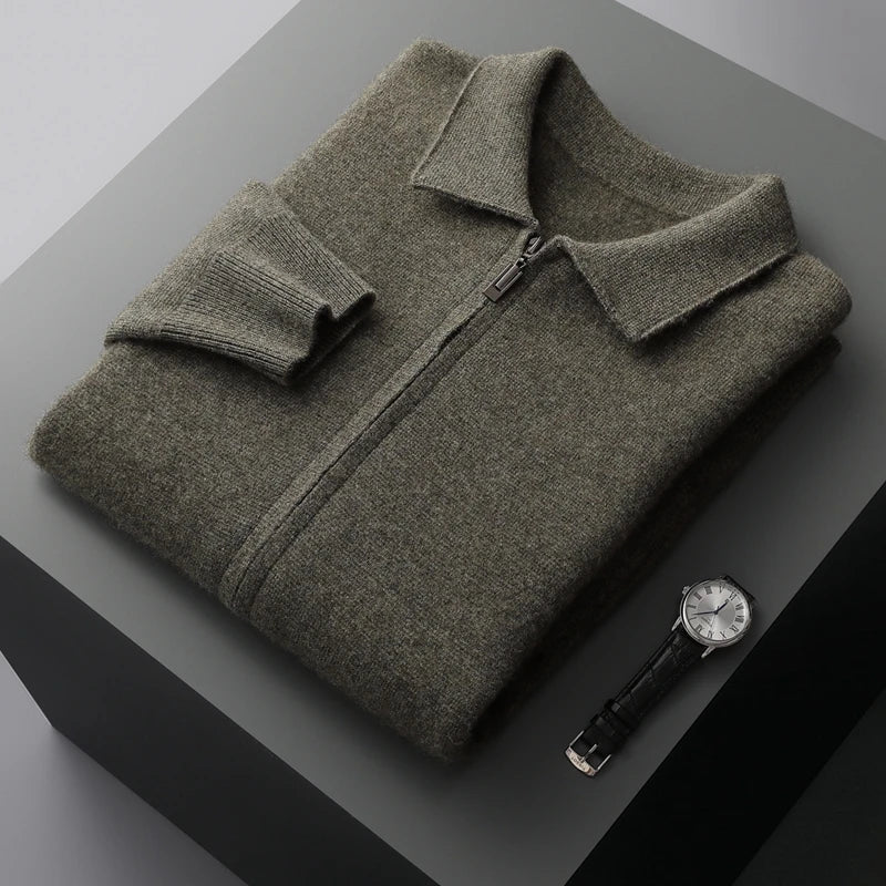Cosy relaxed knit cardigan for men | Roma -10