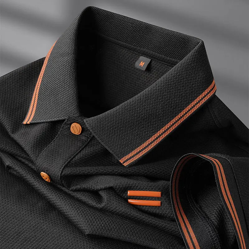 Refined everyday relaxed polo shirt for men | Mason Rae -2