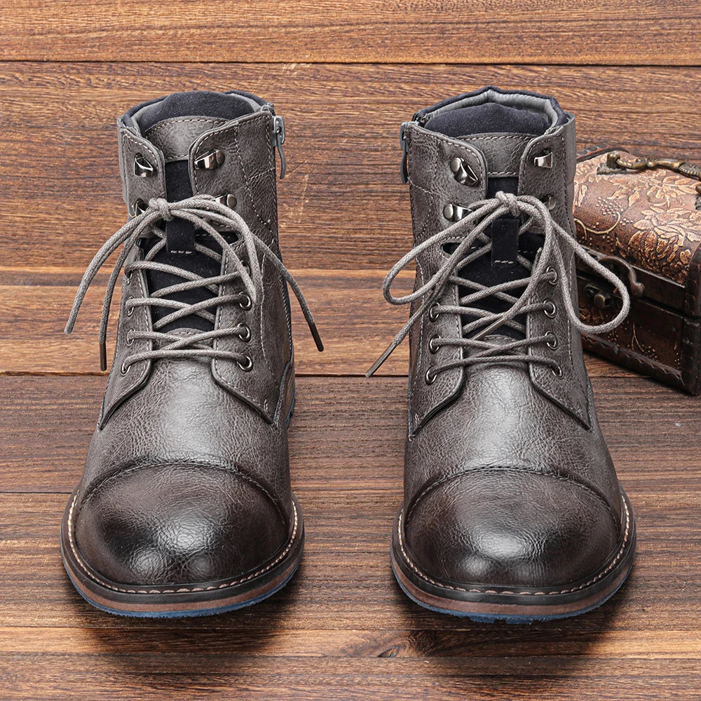 Classic heritage leather boots for men | Frontier -6