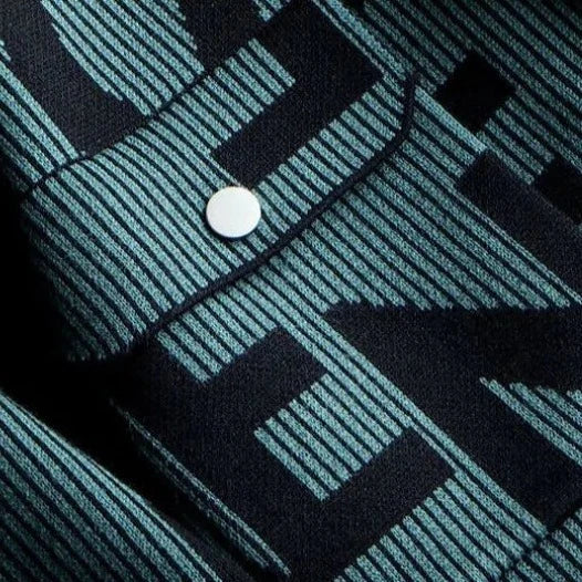 Refined lightweight everyday jacket for men | Azure -5
