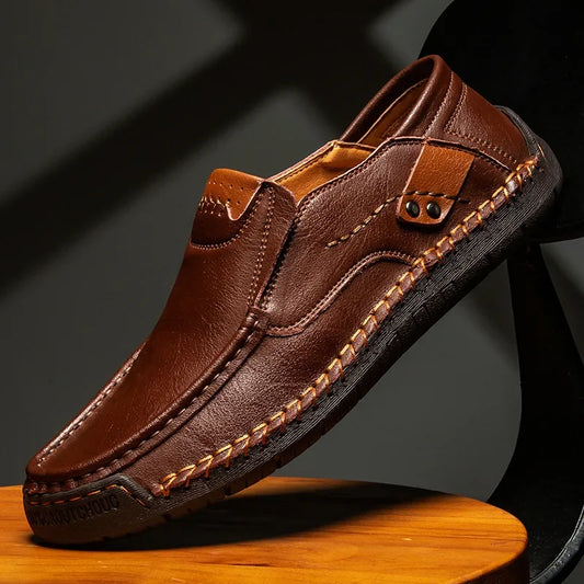 Classic elegant slip-on loafers for men | Milan -1