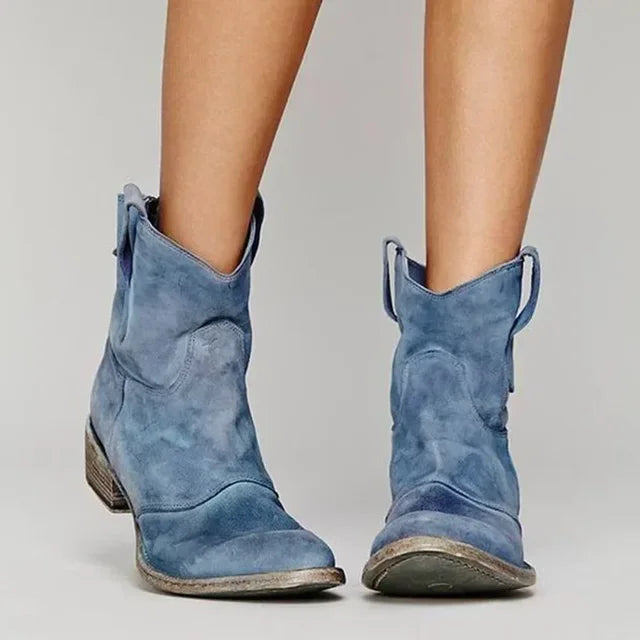 Classic rugged leather boots for women | Paloma -3