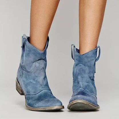Classic rugged leather boots for women | Paloma -3