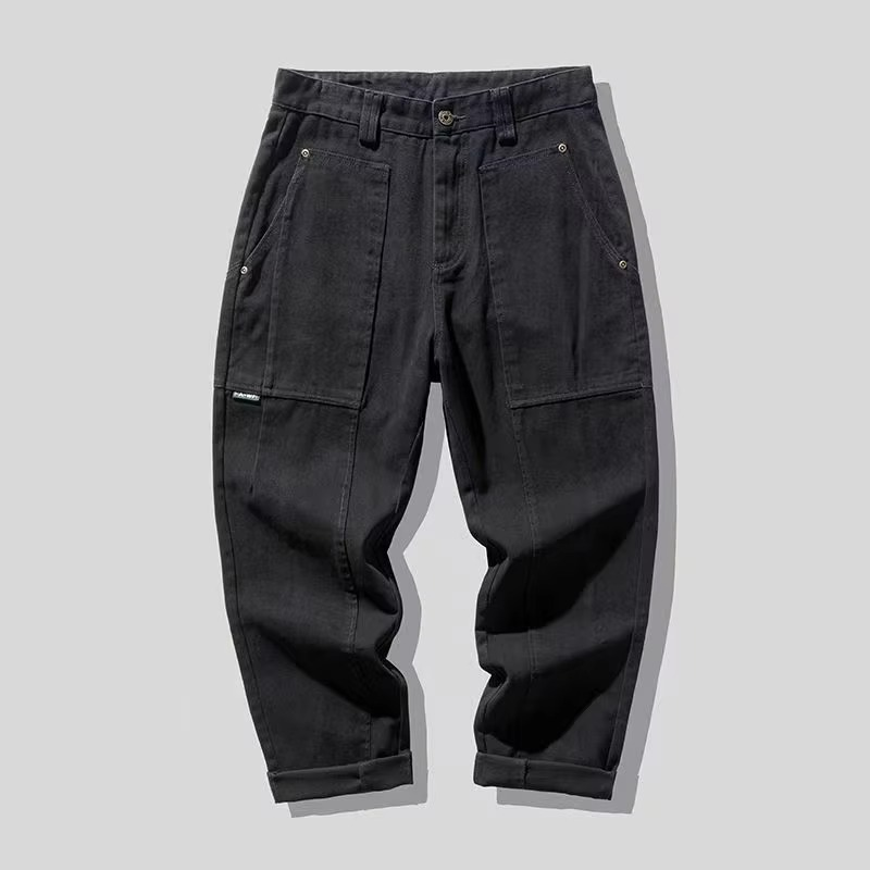 Utility everyday relaxed cargo trousers for women | Ceyric -5