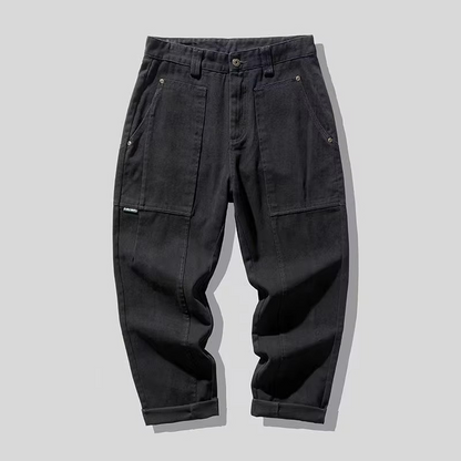 Utility everyday relaxed cargo trousers for women | Ceyric -8