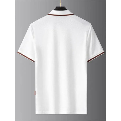 Refined everyday relaxed polo shirt for men | Mason Rae -4