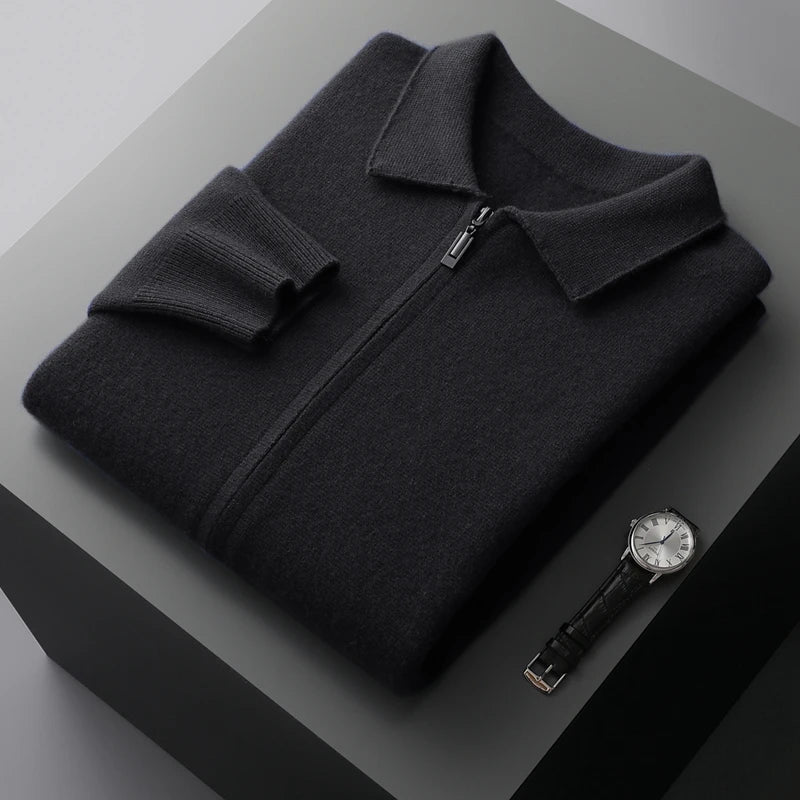 Cosy relaxed knit cardigan for men | Roma -9