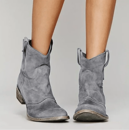 Comfortable rugged leather boots for women | Charlotte -4