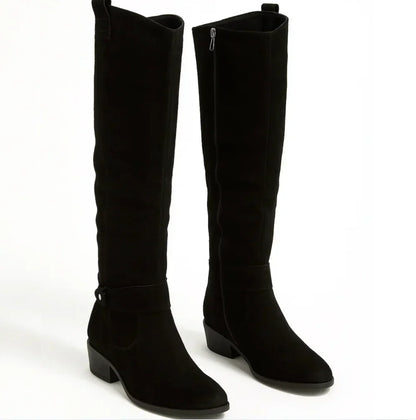 Comfortable rugged leather boots for women | Megan -11