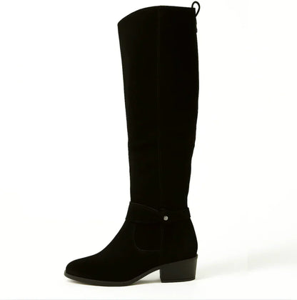 Comfortable rugged leather boots for women | Megan -12