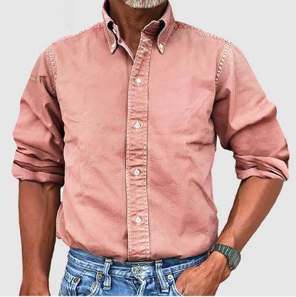 Classic smart relaxed shirt for men | Nelson -5