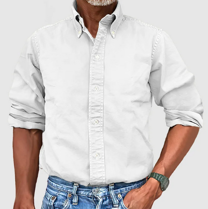 Classic smart relaxed shirt for men | Nelson -8