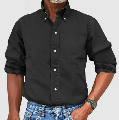 Classic smart relaxed shirt for men | Nelson -2